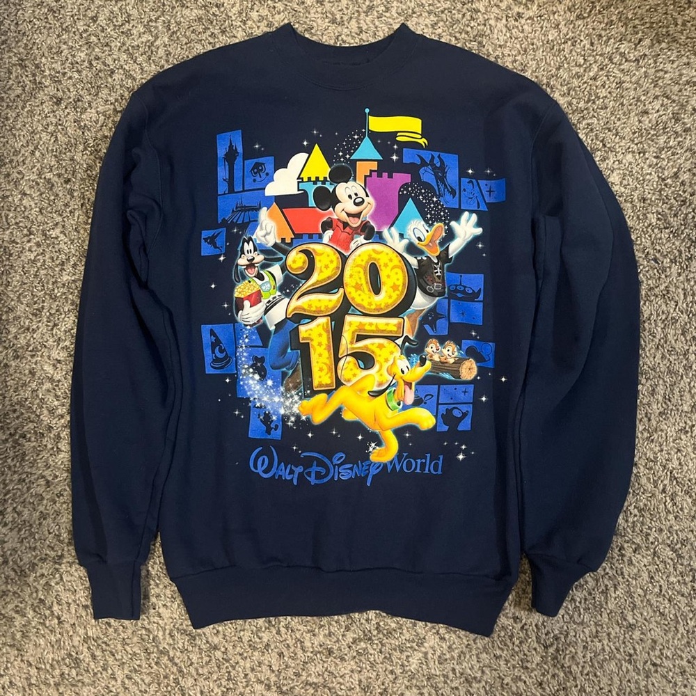 Disneyland Resort Exclusive 2015 Navy Blue Sweatshirt